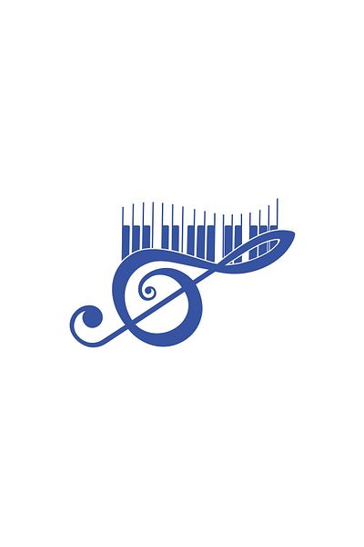 Reysa Tasarım Music and Musical Note Sticker 17X17 cm Blue