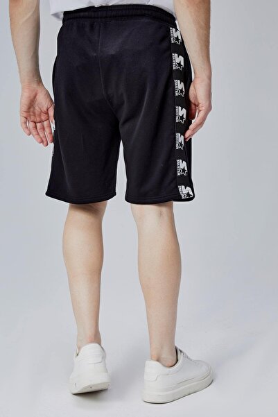 Starter Monument Black Knitted Shorts Comfortable Fit Men's Knitted Shorts