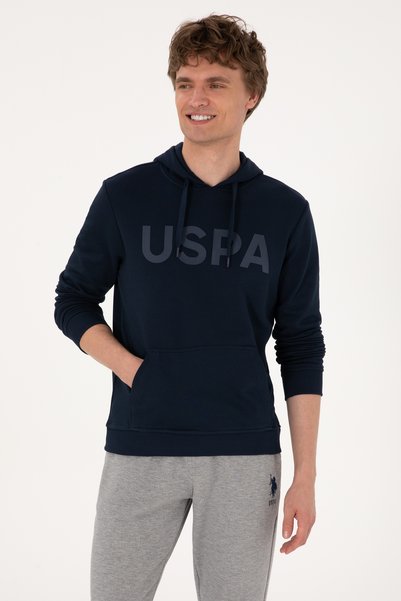 U.S. Polo Assn. سويت شيرت أساسي باللون الأزرق الداكن للرجال 50289056-VR033