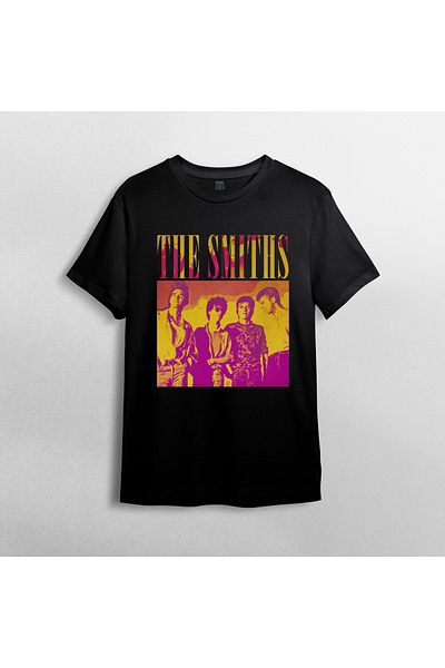 Pixxa The Smiths Unisex 100% Cotton Crew Neck T-Shirt Model 1