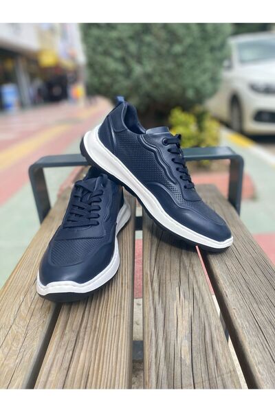 Libero 1001 25ya Ανδρικά παπούτσια Casual Comfort, δερμάτινα σε μπλε ναυτικό ...