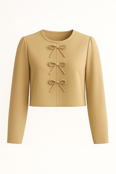 HAKKE Bow Detailed Flowing Skirt Hijab Set