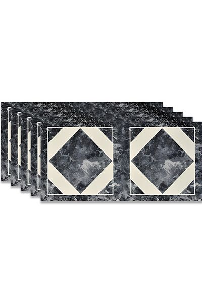 HOZRO Set 10 x Placi imitatie Marmura autoadezive HOZRO, Model abstract