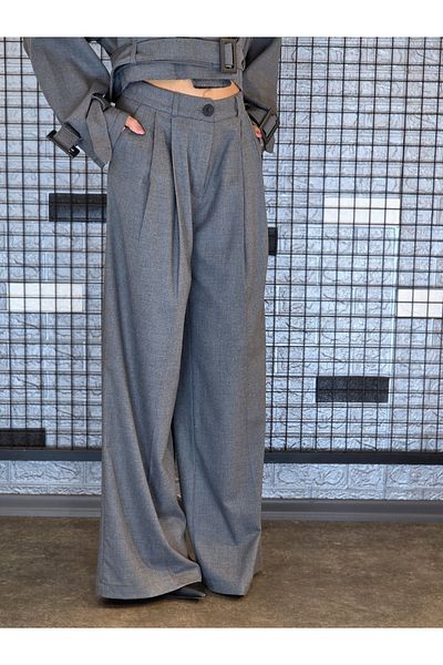 Geco Anthracite Polyviscon Pants
