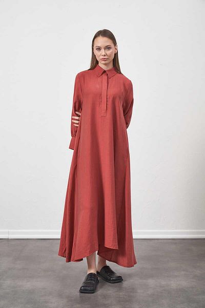 Mevra A Pile Extra Loose Modal Dress Dusty Rose