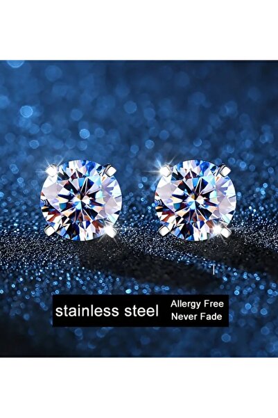 DM -Care. 1 Pair of Cubic Twinkling Zircon Studded Earrings.