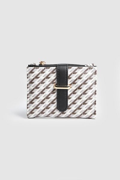 La La'Graccio Paris La'Graccio Paris Women's Jals Handy Wallet Beige Black