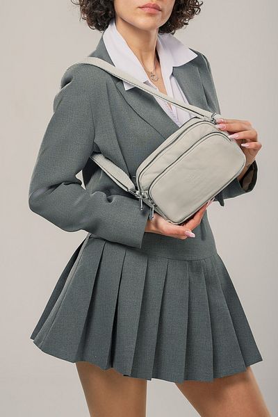 Getcho Fraser Light Gray Women's Crossbody Bag Small Size Light Structure Simple Design Stylish for Daily Use