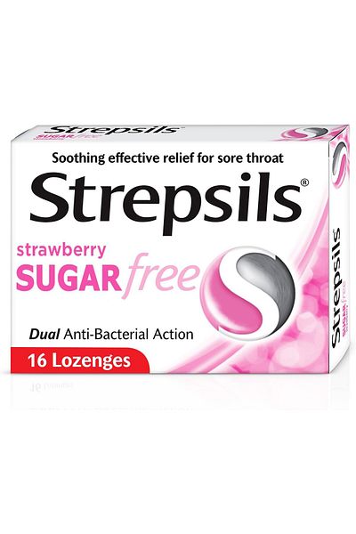 STREPSİLS Strepsils Sugar Free 16s Strawberry