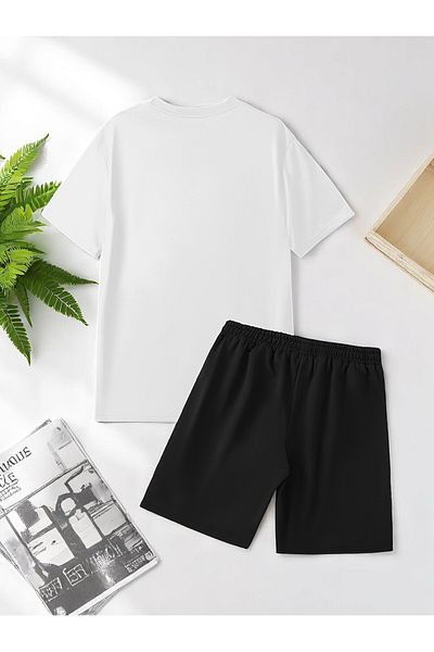 uyguntarz Unisex Απολύτως Όχι. Σετ σορτς μπλουζάκι με σχέδιο