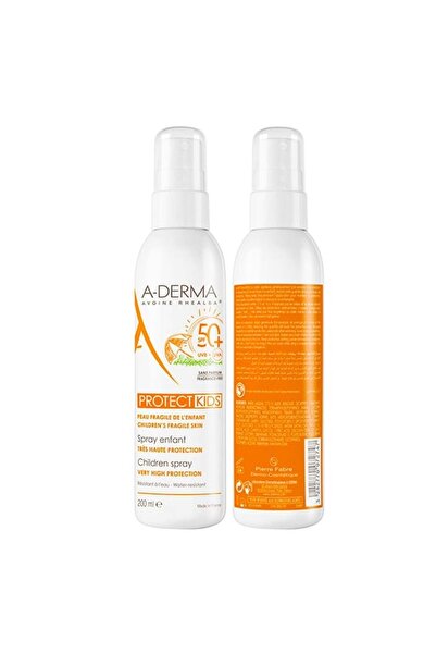 A-DERMA Protect Kids Set: SPF50+ Spray 200ml, After Sun Repair Lotion 250ml