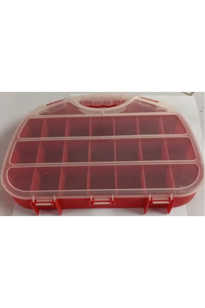 Generic Red fishing tackle box