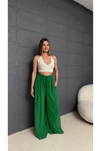 Osyday Wide Leg Pocket Summer Trousers