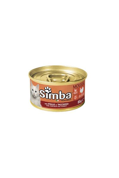 Simba Simba Wet Cat Food - Turkey Flavor Pack of 24*85Gram