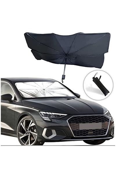 Generic Parasolar pliabil tip-umbrela pentru parbriz, rezistent la UV