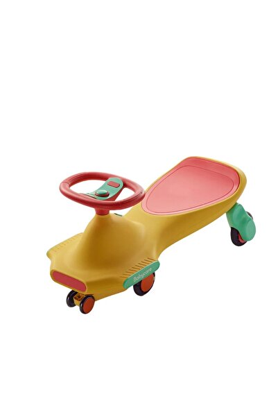 Baby Care عربة Wiggle Ride-On NyokiRoad مع مصابيح أمامية LED وعربة قيادة هادئ...