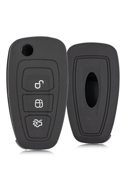 Rem Anahtar Oto Elektronik Anahtar حافظة مفاتيح سيليكون فوكس مونديو 3 أزرار -...