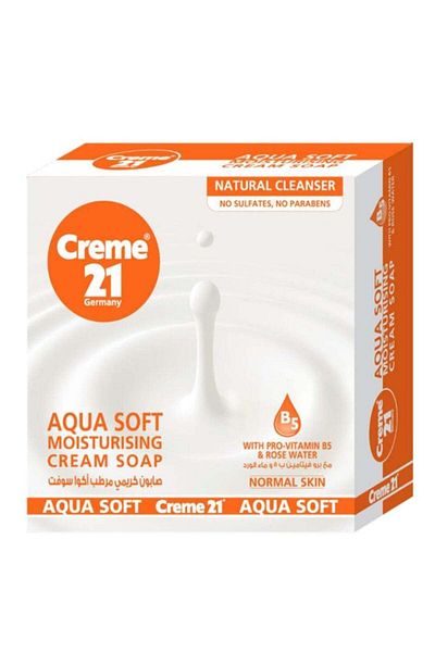 Creme 21 Aqua Soft Moisturising Soap - 125g