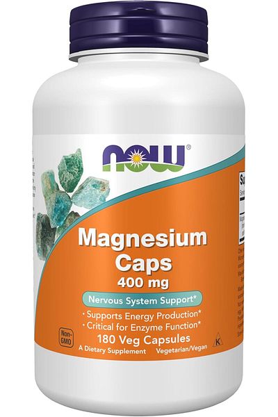 Now MAGNESIUM CAPS 400MG 180VCAPS