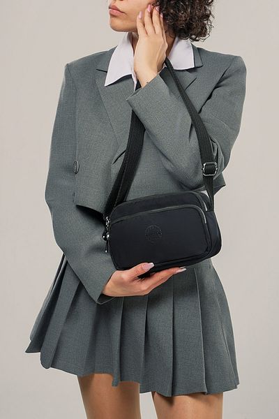 Getcho Fraser Black Women's Crossbody Bag Small Size Light Structure Simple Design Stylish for Daily Use