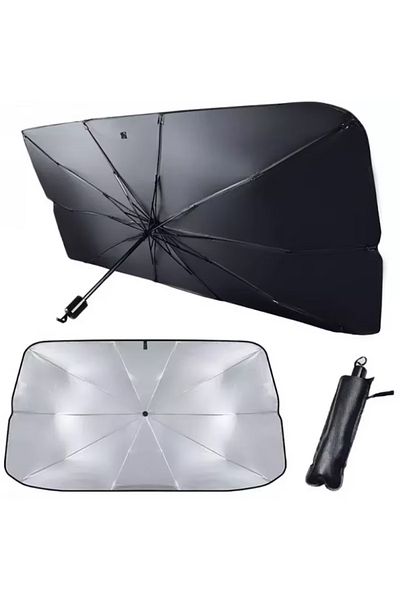 Generic Parasolar Auto pliabil, in Forma de Umbrela pentru Masina, Protectie UV