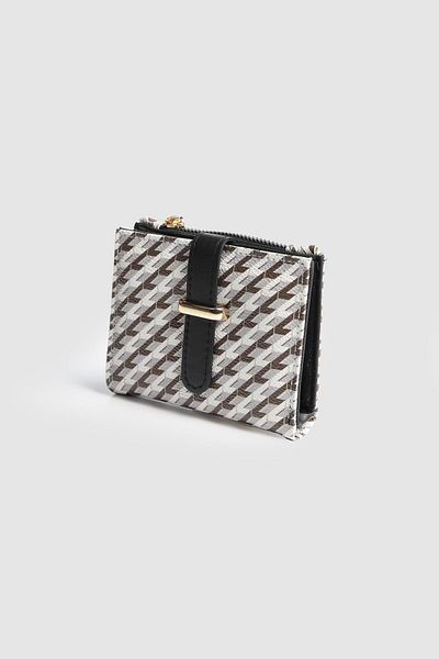 La La'Graccio Paris La'Graccio Paris Women's Jals Handy Wallet Beige Black