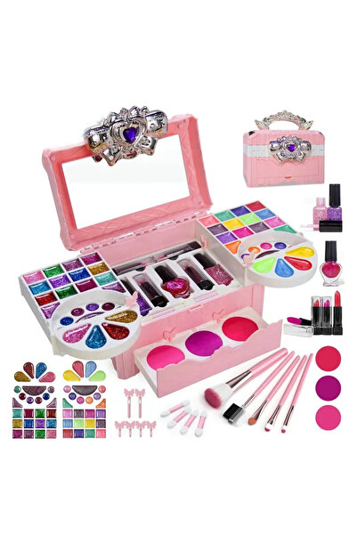 WePro Store Детски комплект за гримиране със светлини, звуци, козметични аксе...