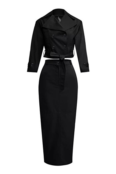 Keikei Siyah safir orta boy etek