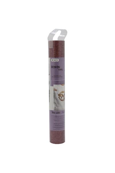Roco Vinyl Iron-On Glitter Pink .13 kg ( .29 lb )