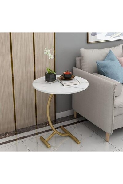 Generic VITAL Nordic Table Living Room Table Balcony Coffee Table Sofa Corner Box Stainless Steel Creative T