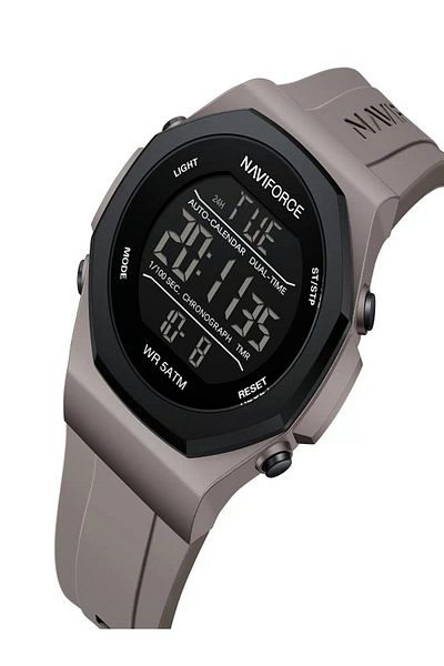 Naviforce Electronic Watch Dual Time Outdoor Sports Wristwatches Waterproof Custom Watch for Men