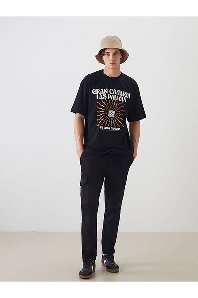 LC Waikiki Xside Crew Neck Printed Combed Cotton Men's T-Shirt