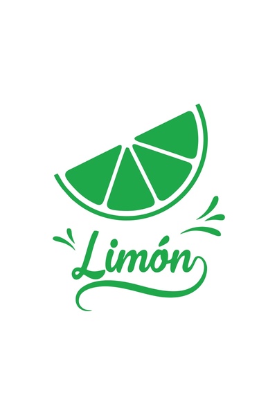 Reysa Tasarım ملصق ليمون 17x17 سم أخضر