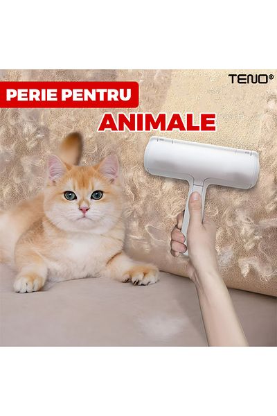 Teno Teno® Hair Cleaning Brush, reusable, universal, red