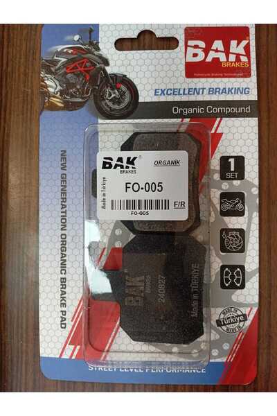 BAK BRAKES BENELLİ BN600, TNT600 ARKA FREN BALATASI
