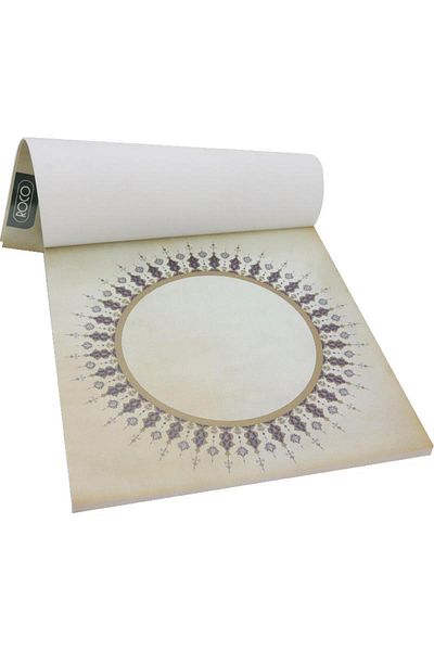 Roco Calligraphy Pad Arabic Design 4, 140gsm White 21" X 21" 50 Sheets