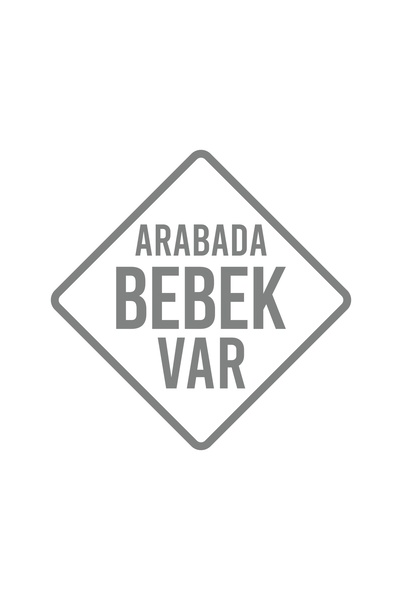 Reysa Tasarım There Is a Baby in the Car Sticker 17X17 cm Gray