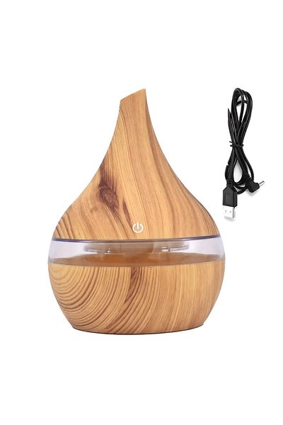 Teno Teno® Aromatherapy Diffuser, conical shape, 200ml capacity, light oak