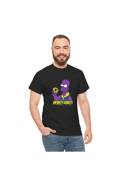 OEM Tricou barbati, negru, tematica The Simpsons (desene animate vintage), marimea S