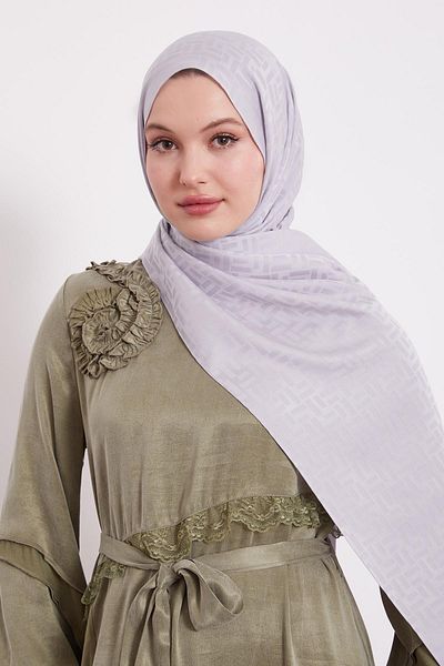 Bijutek Levidor Stick Pattern Blue Jacquard Shawl