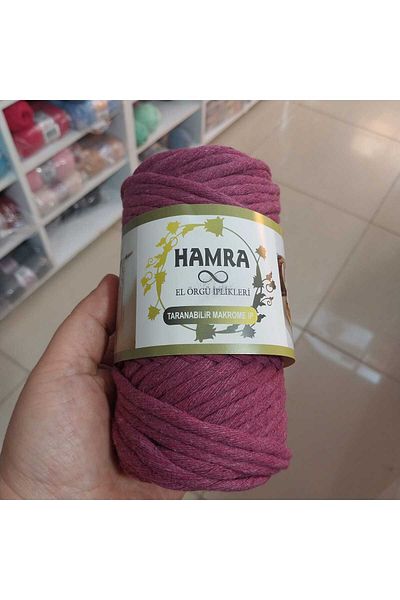 HOBİ Scan Macrame String 4 mm 250 g Soft Fuchsia