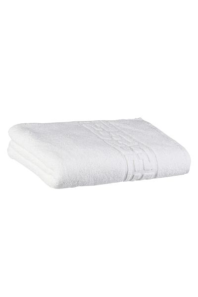 Teno Teno® Double Thread Bath and Face Towel, density 620g/m², dimensions 50x90 cm, white