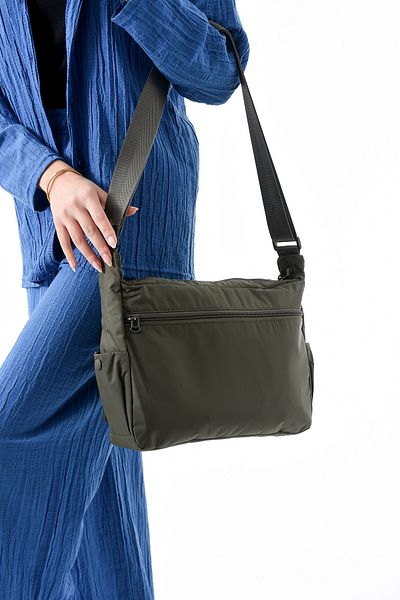Çanta Trend Τσάντα 571 Collections Εξαιρετικά ελαφριά αδιάβροχη τσάντα ώμου πολλαπλών τσέπης Ανοιχτό πράσινο (Μοντέλο: 571-13-9J)