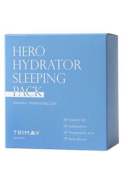 TRIMAY Hydrating Night Mask Pack, Hero Hydrator, Trimay, 3 g x 20 pcs