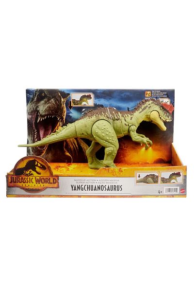 As JURASSIC WORLD MASSIVE ACTION DINOSAUR YANGCHUANOSAURUS