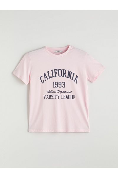 LC Waikiki Tricou de damă cu decolteu cu imprimeu California