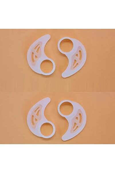 Rediquis Bir Çift Şeffaf Renk Şık Yağmur Silikon Kulak Uçları Tüm Kulaklık iç...