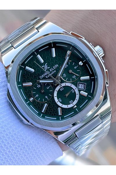 Daniel Klein Steel Cord Chronometer Dial Design 3 Atm Water Resistant Men Wristwatch 14082.4