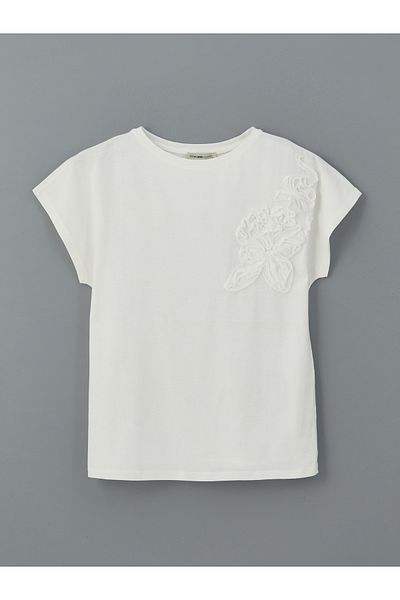LC Waikiki Tricou de damă cu decolteu brodat