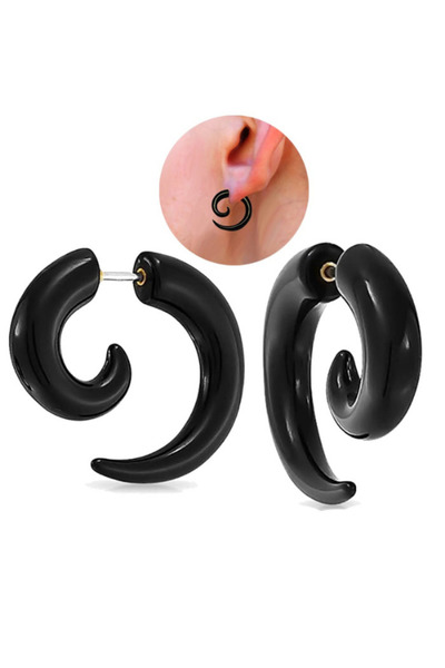 Punky Store Sarmal Halka Çelik Küpe Tekli 6 mm